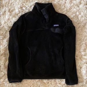 Patagonia Black Re Tool Snap Pullover